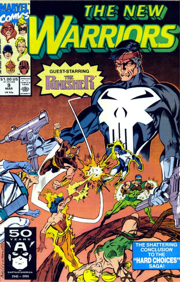 Marvel Comics The New Warriors #9 [VF]