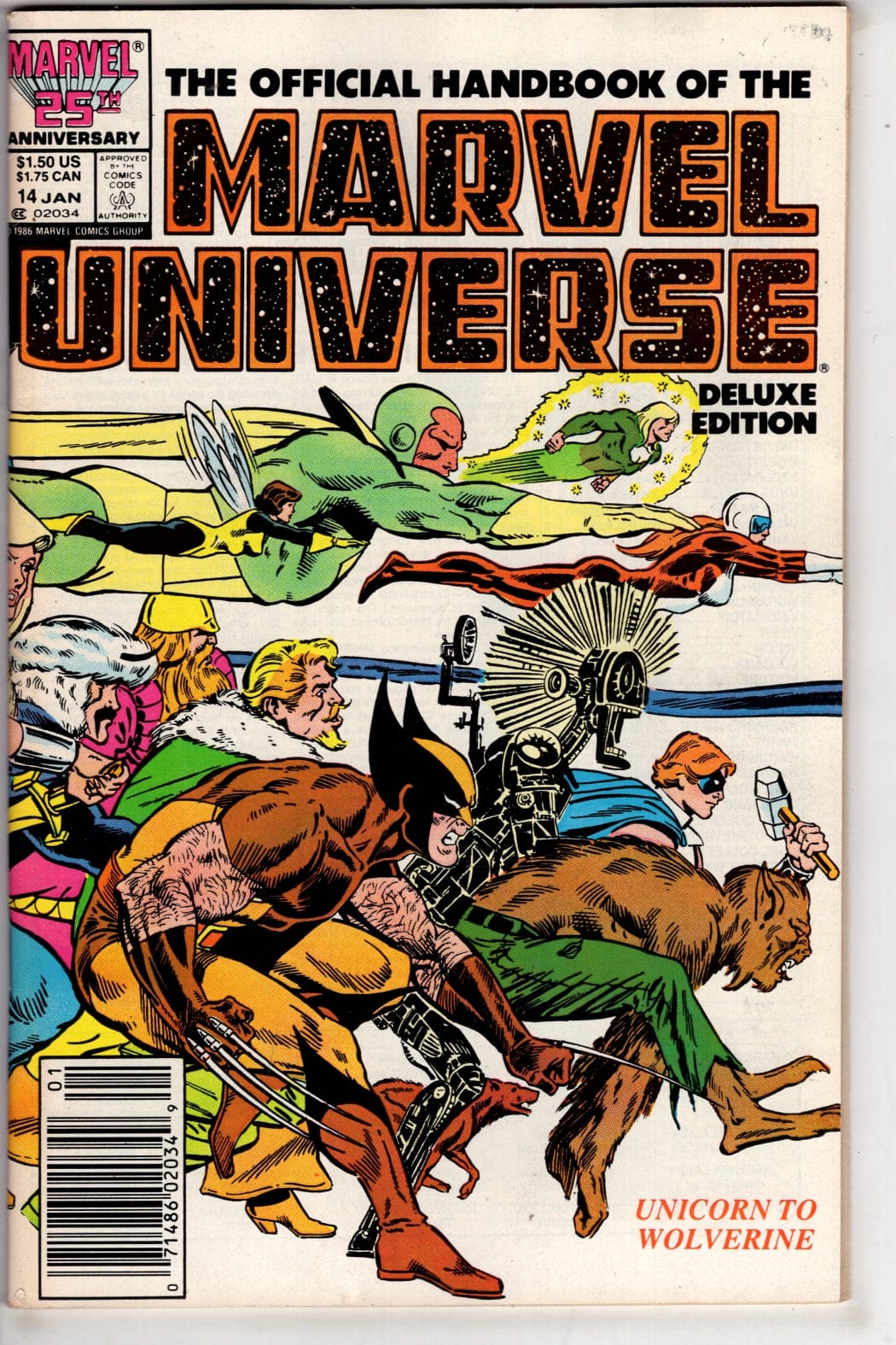 Marvel Comics The Official Handbook of the Marvel Universe #14 (Newsstand)
