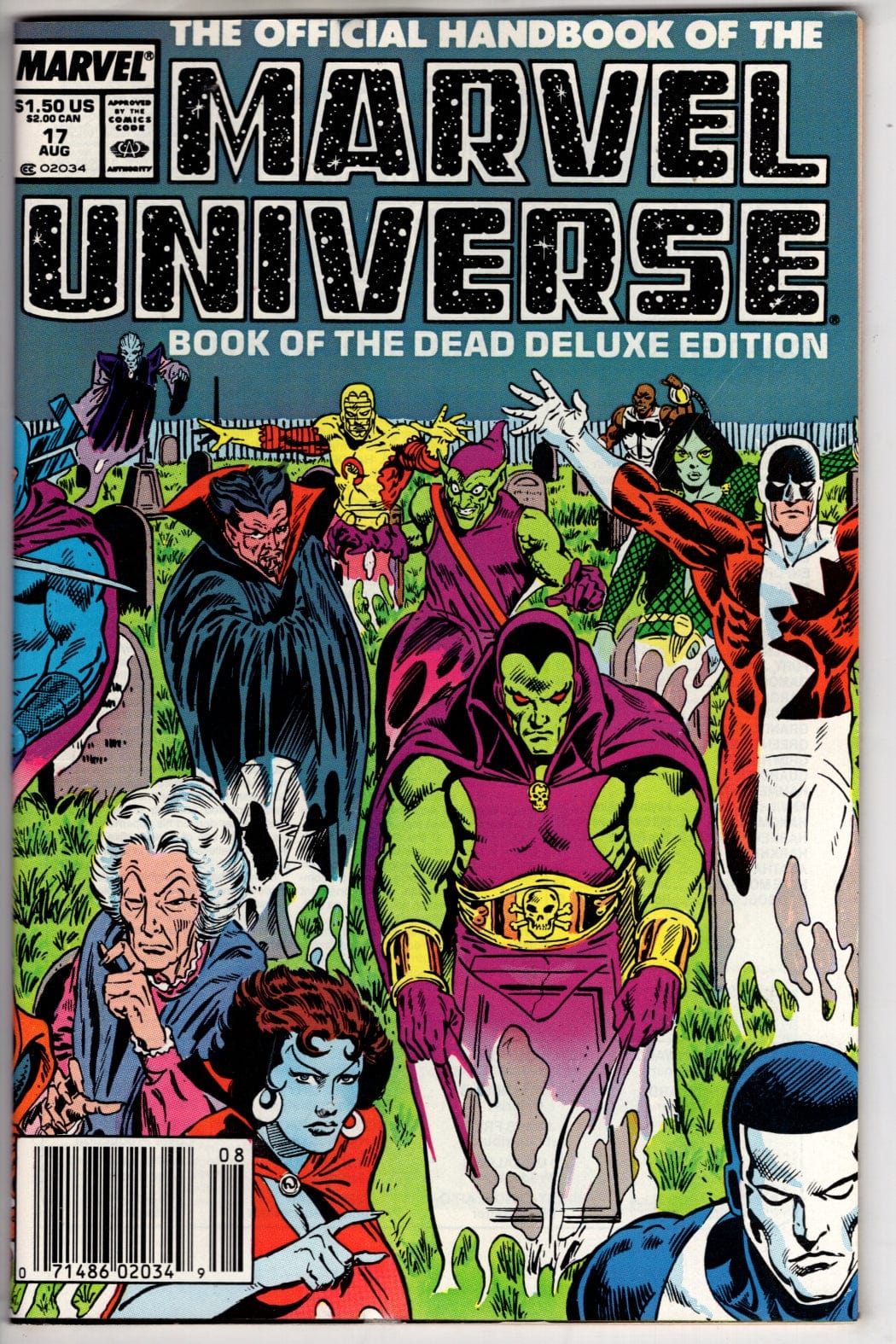Marvel Comics The Official Handbook of the Marvel Universe #17 (Newsstand)