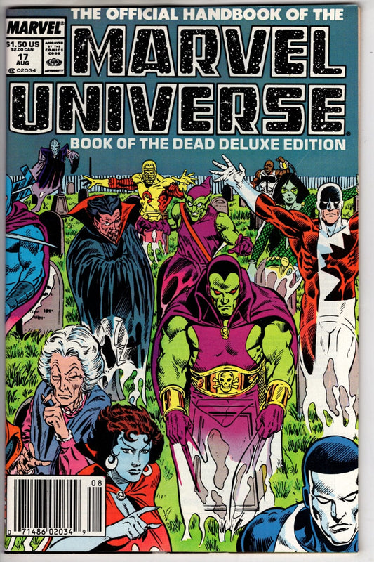 Marvel Comics The Official Handbook of the Marvel Universe #17 (Newsstand)
