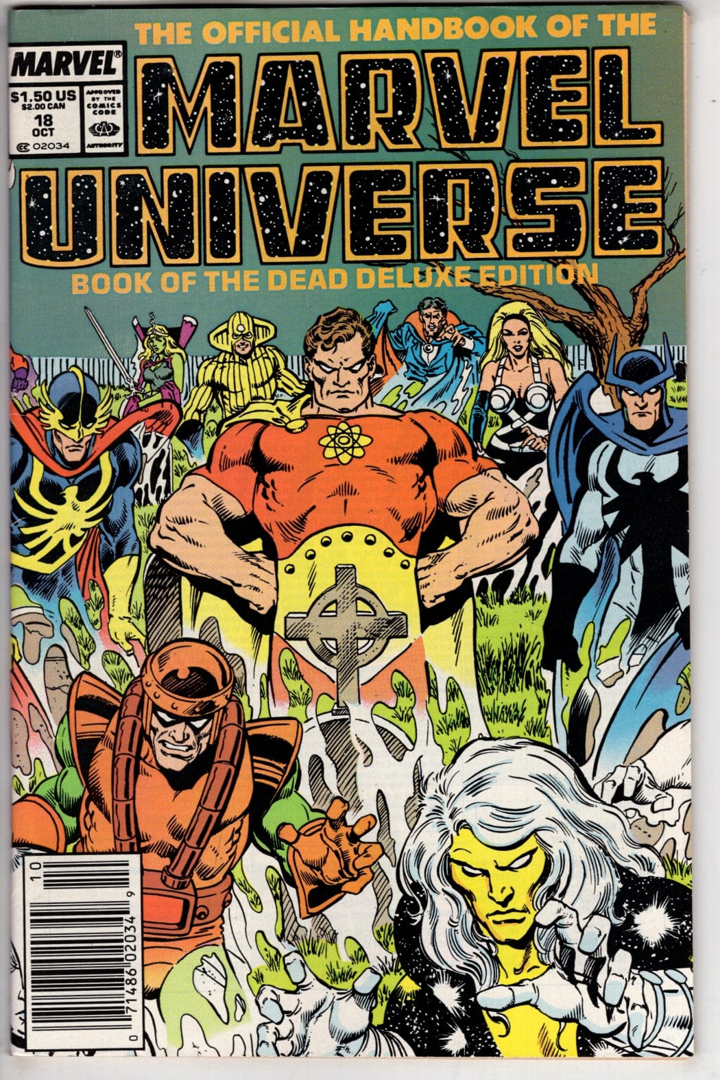 Marvel Comics The Official Handbook of the Marvel Universe #18 (Newsstand)