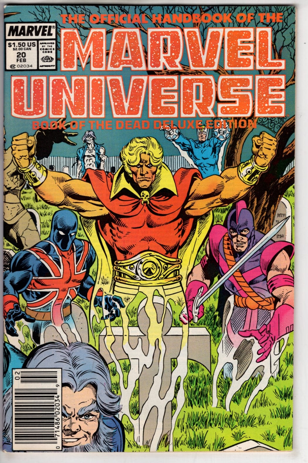 Marvel Comics The Official Handbook of the Marvel Universe #20 (Newsstand)