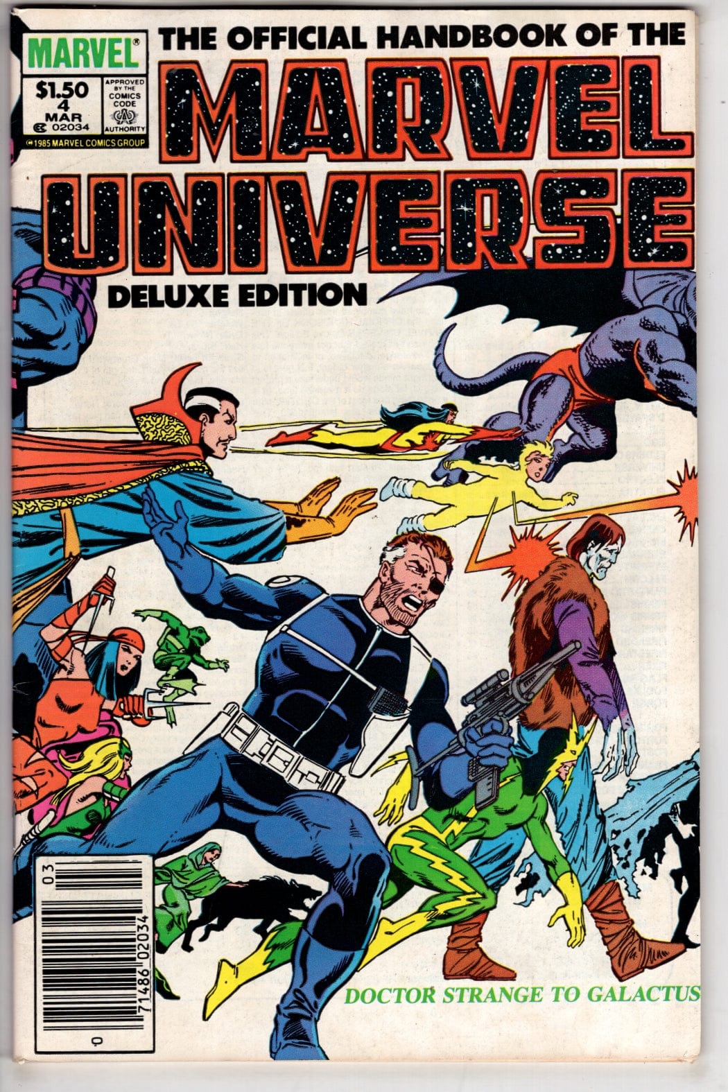 Marvel Comics The Official Handbook of the Marvel Universe #4 (Newsstand)