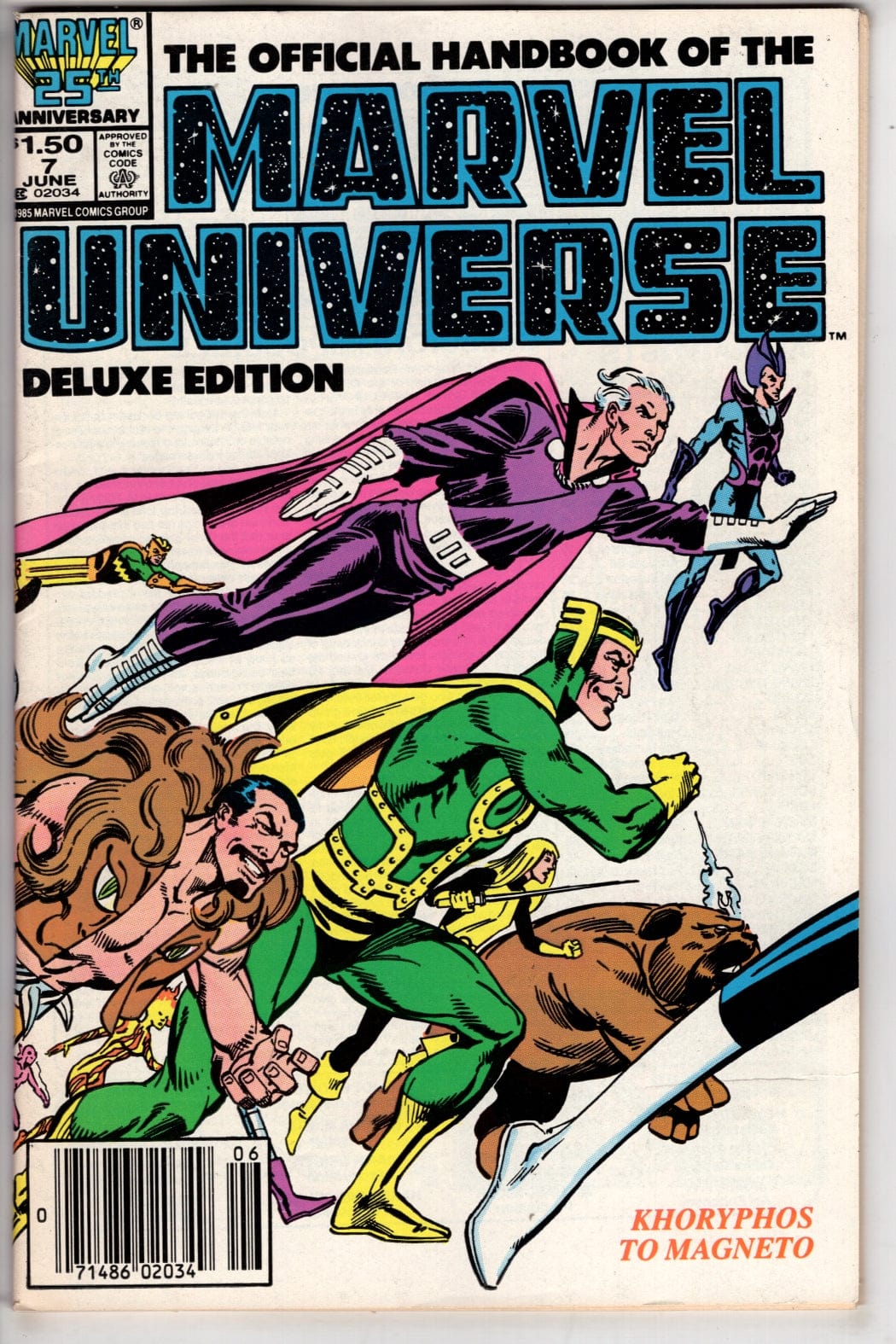 Marvel Comics The Official Handbook of the Marvel Universe #7 (Newsstand)