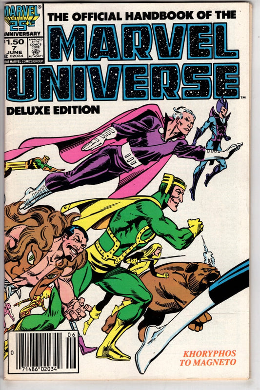 Marvel Comics The Official Handbook of the Marvel Universe #7 (Newsstand)