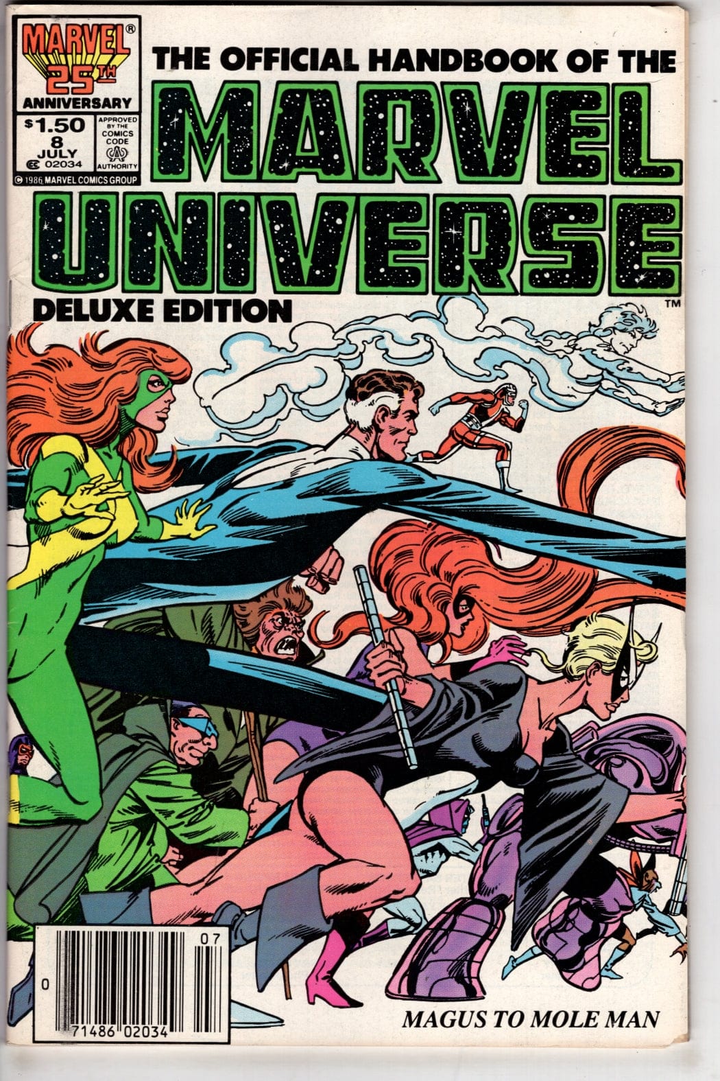 Marvel Comics The Official Handbook of the Marvel Universe #8 (Newsstand)