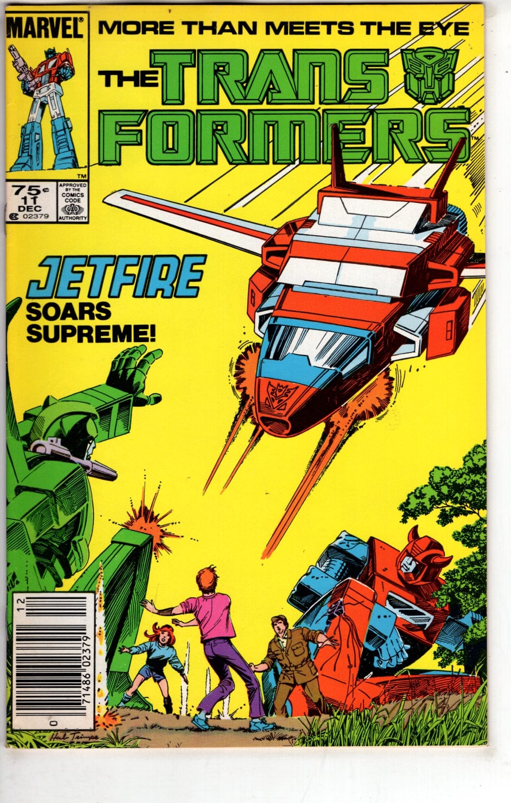 Marvel Comics The Transformers #11 [FINE]