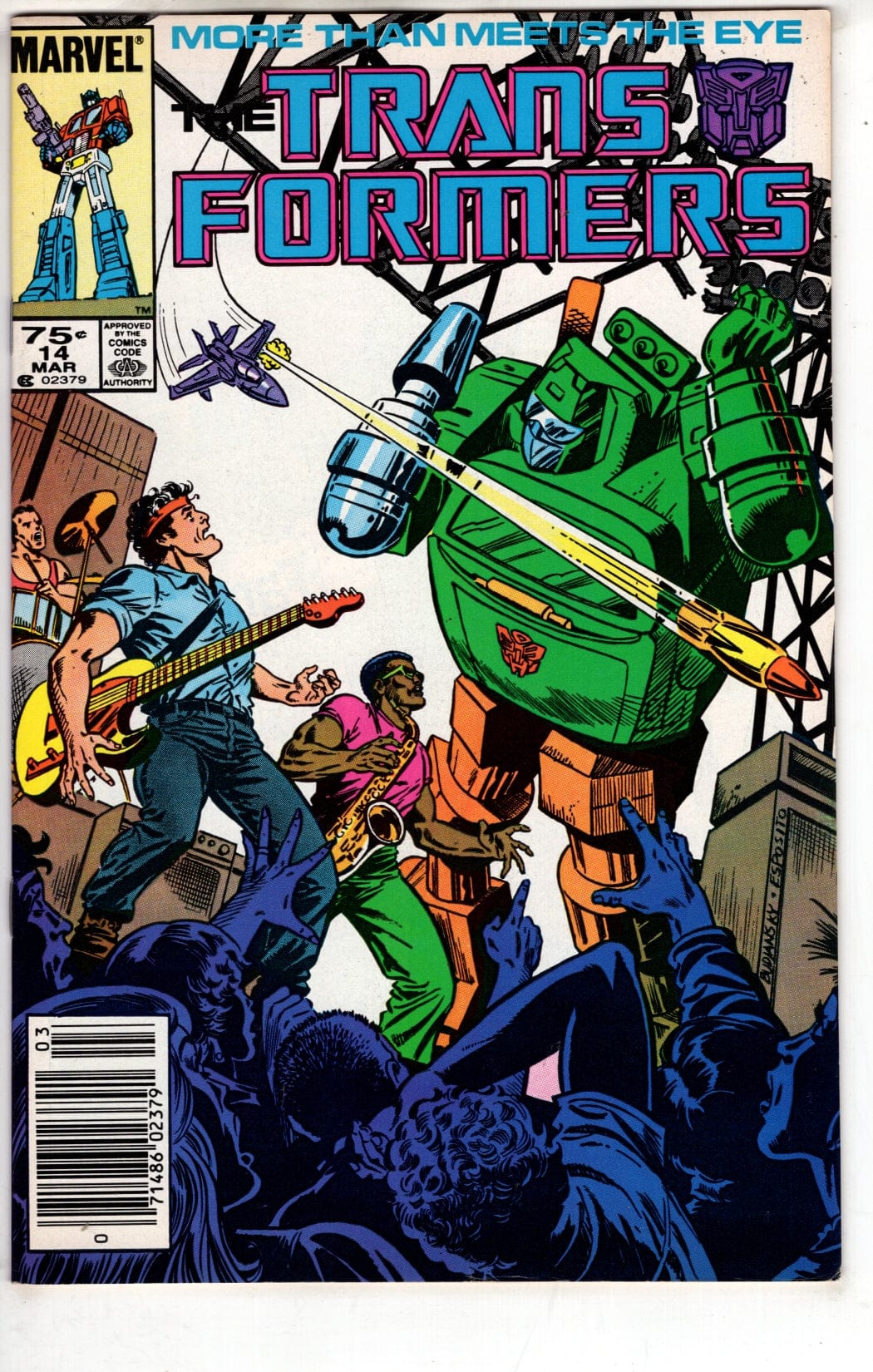 Marvel Comics The Transformers #14 [FINE]