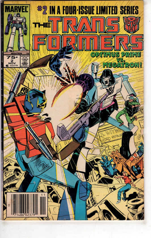 Marvel Comics The Transformers #2 [VG]