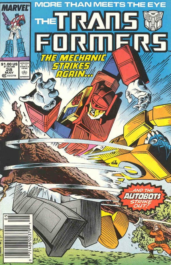 Marvel Comics The Transformers #28 [FINE]