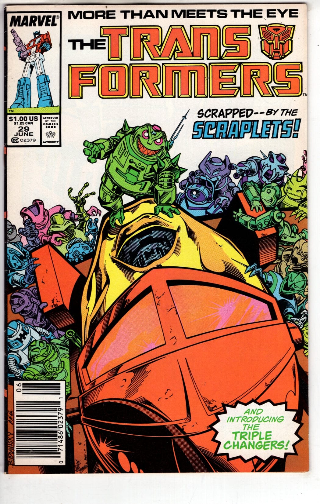Marvel Comics The Transformers #29 [FINE]