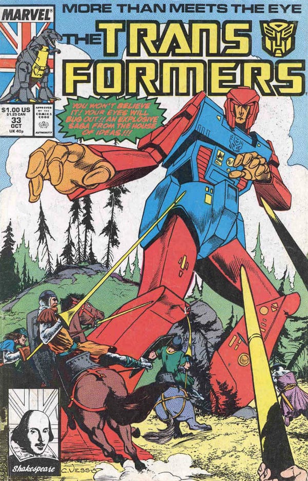 Marvel Comics The Transformers #33 [FINE]