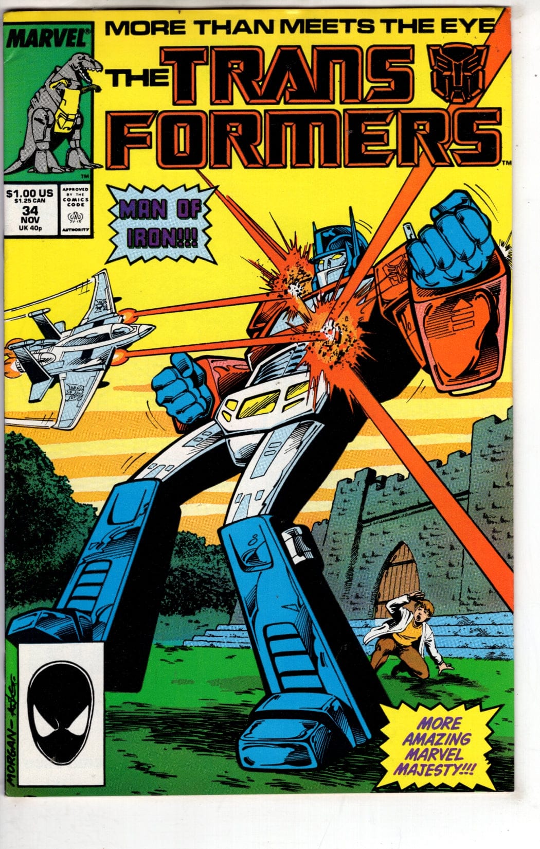 Marvel Comics The Transformers #34 [VG/FN]