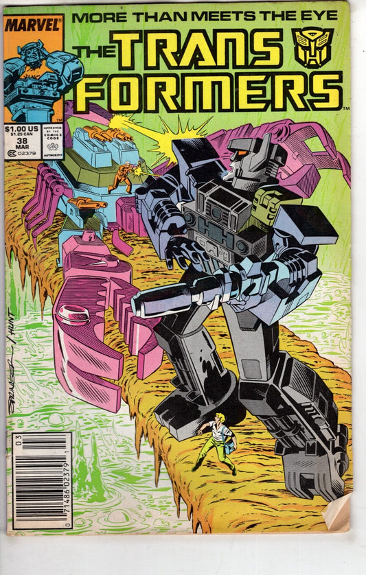 Marvel Comics The Transformers #38 [VG]