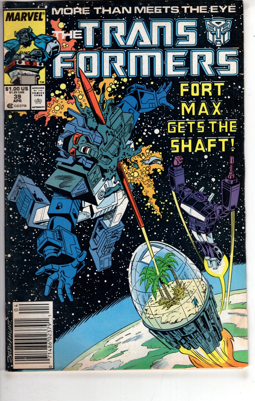 Marvel Comics The Transformers #39 [VG]