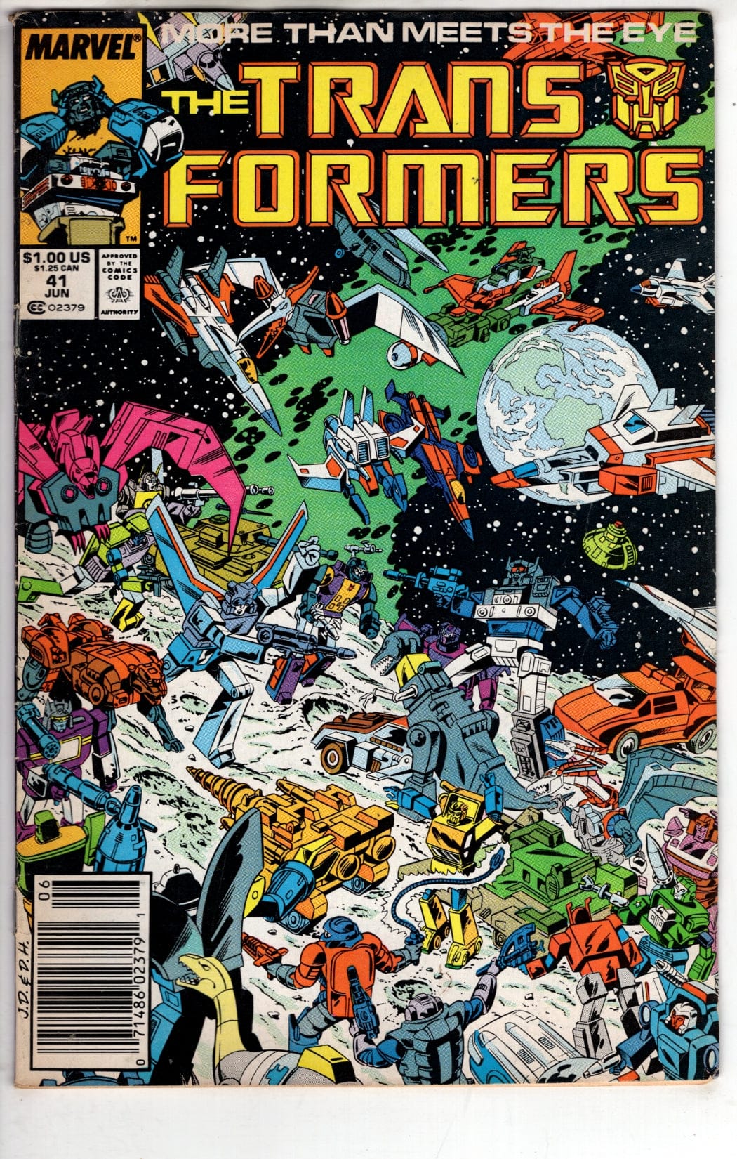 Marvel Comics The Transformers #41 [VG]