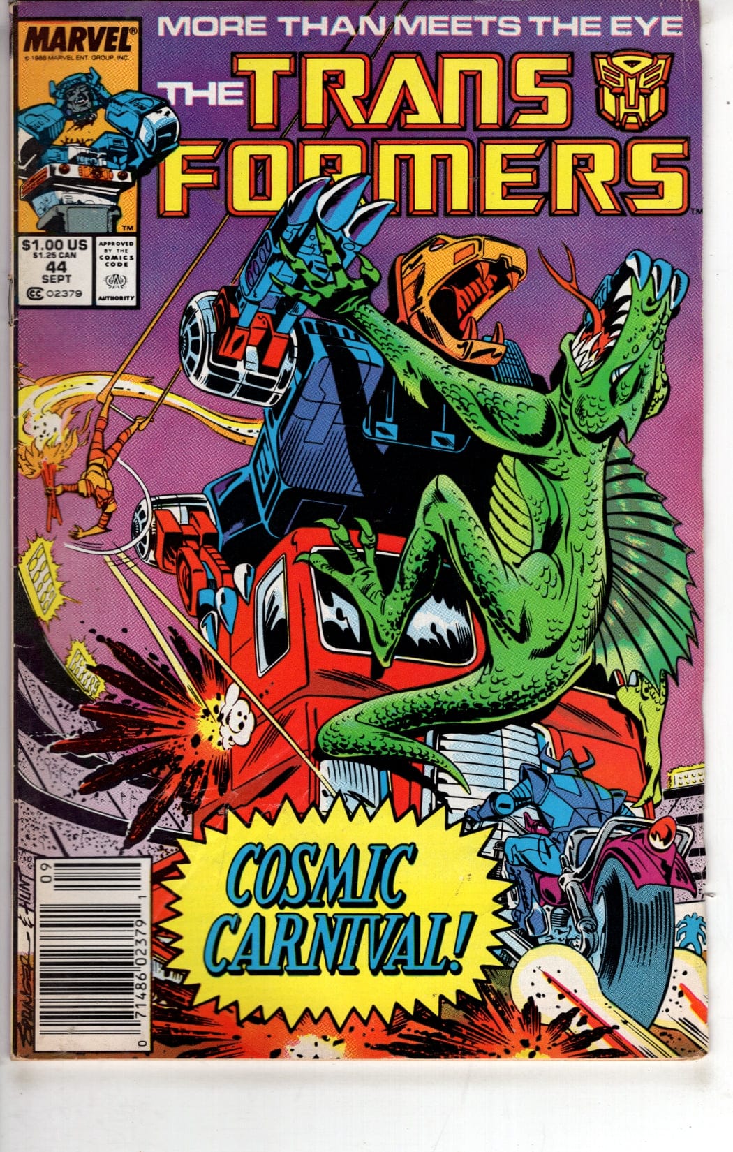 Marvel Comics The Transformers #44 [VG]