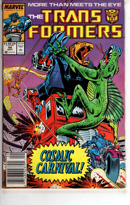 Marvel Comics The Transformers #44 [VG]