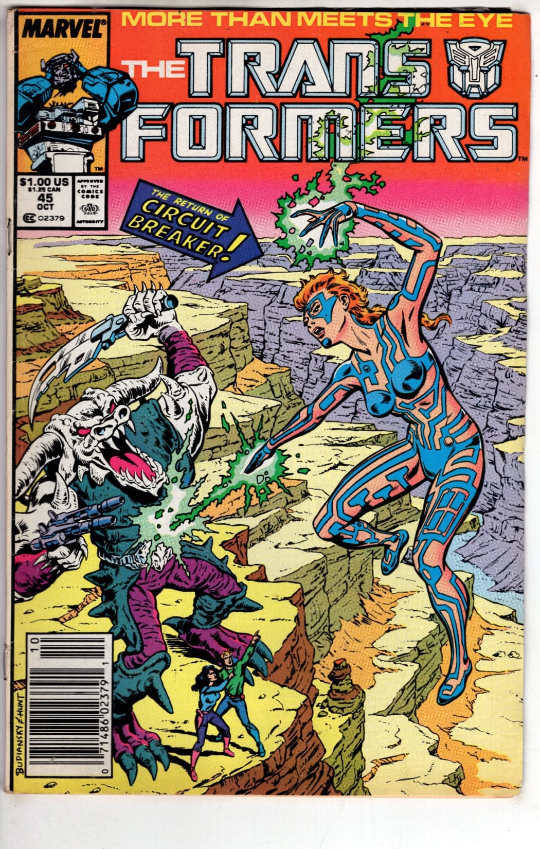 Marvel Comics The Transformers #45 [VG]