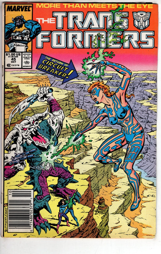 Marvel Comics The Transformers #45 [VG]