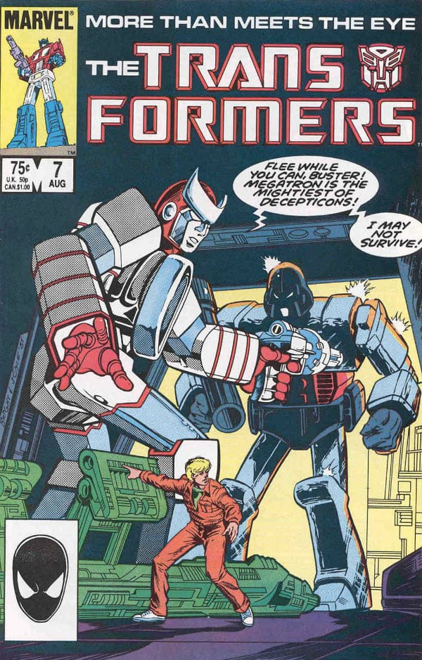 Marvel Comics The Transformers #7 [VG]
