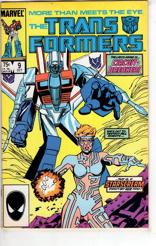 Marvel Comics The Transformers #9 [FINE]