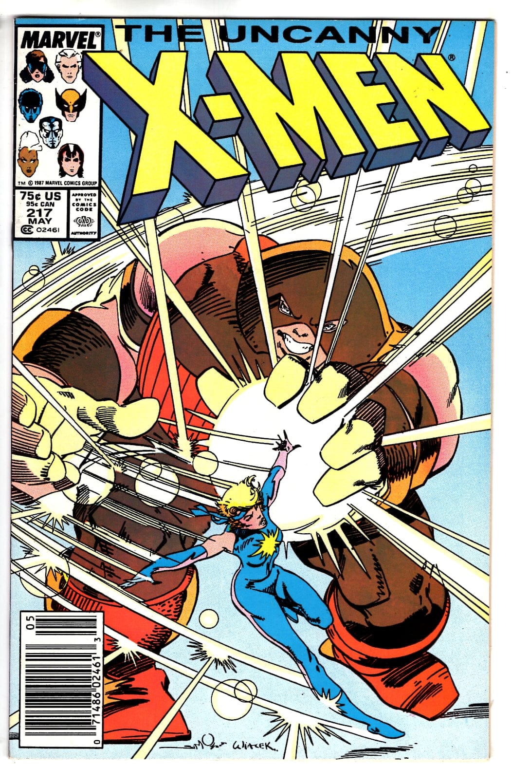 Marvel Comics The Uncanny X-Men #217 [FINE]