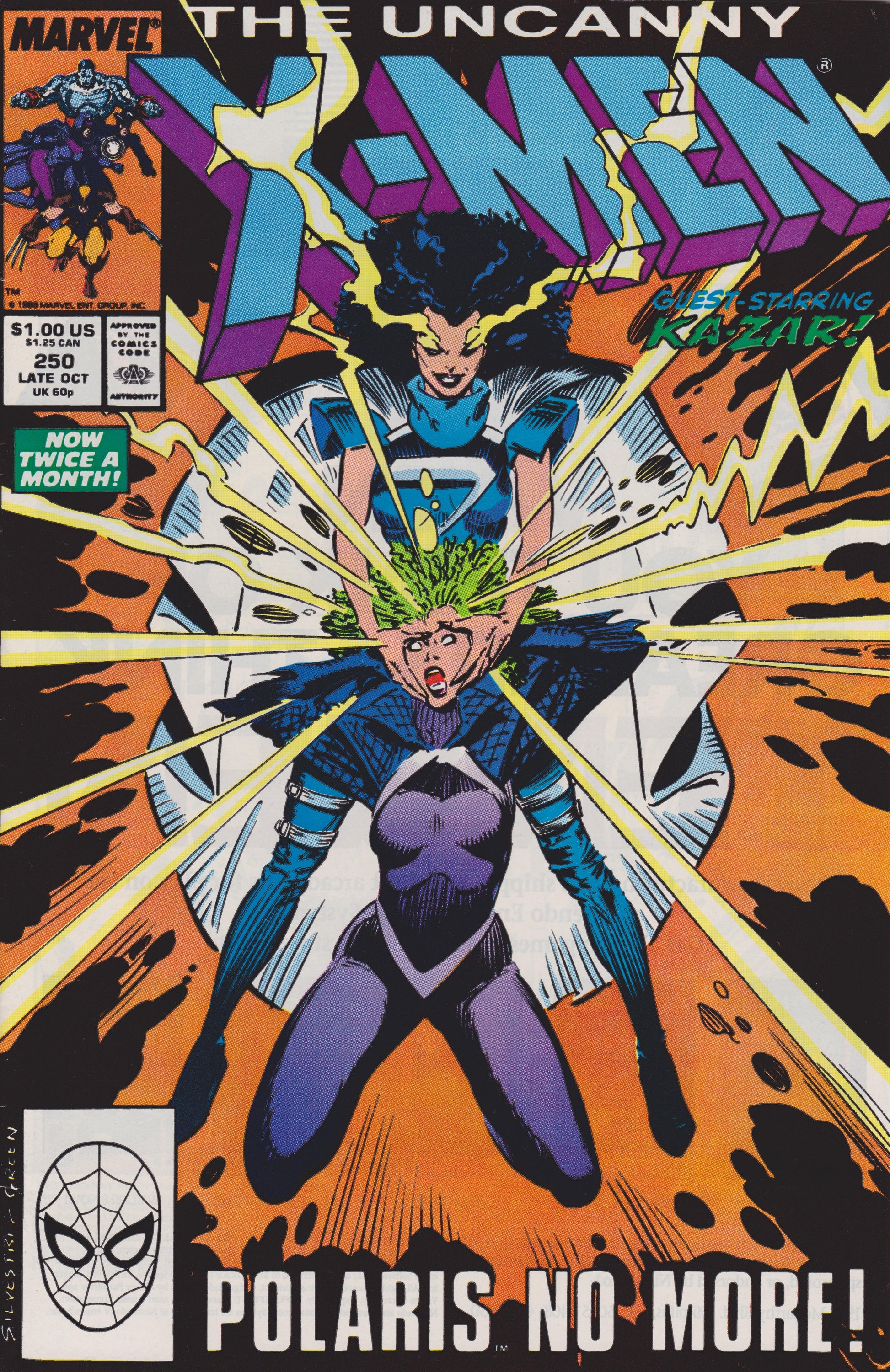 Marvel Comics The Uncanny X-Men #250 [VG/FN]