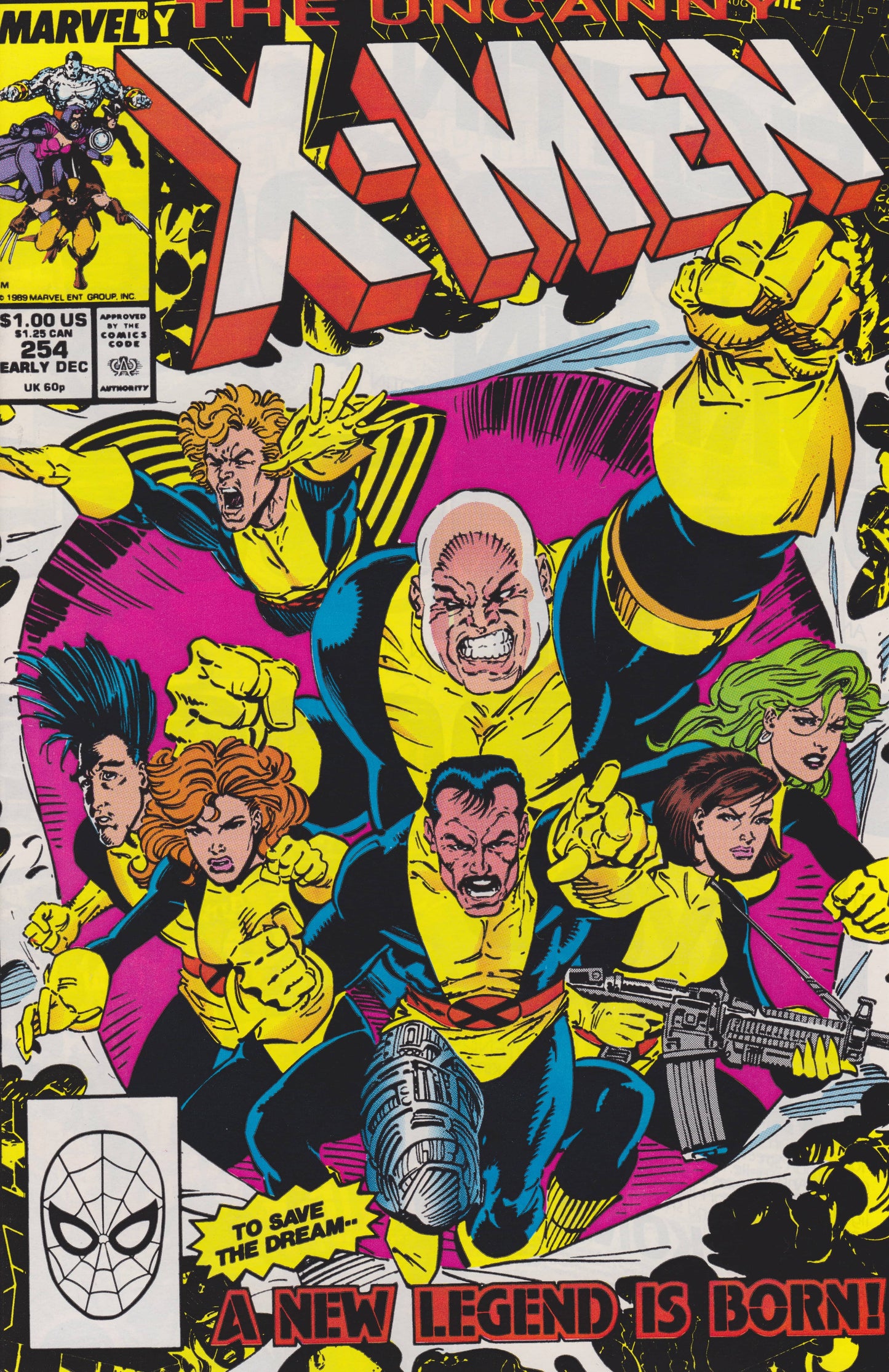 Marvel Comics The Uncanny X-Men #254 [VG/FN]
