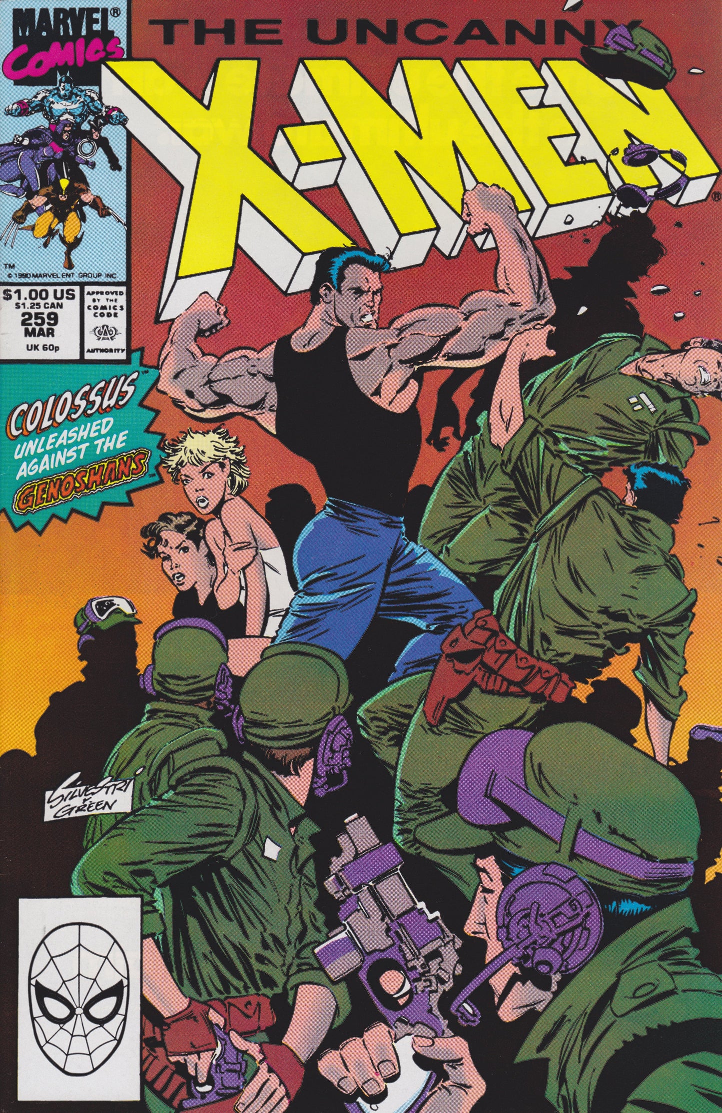Marvel Comics The Uncanny X-Men #259 [VG/FN]