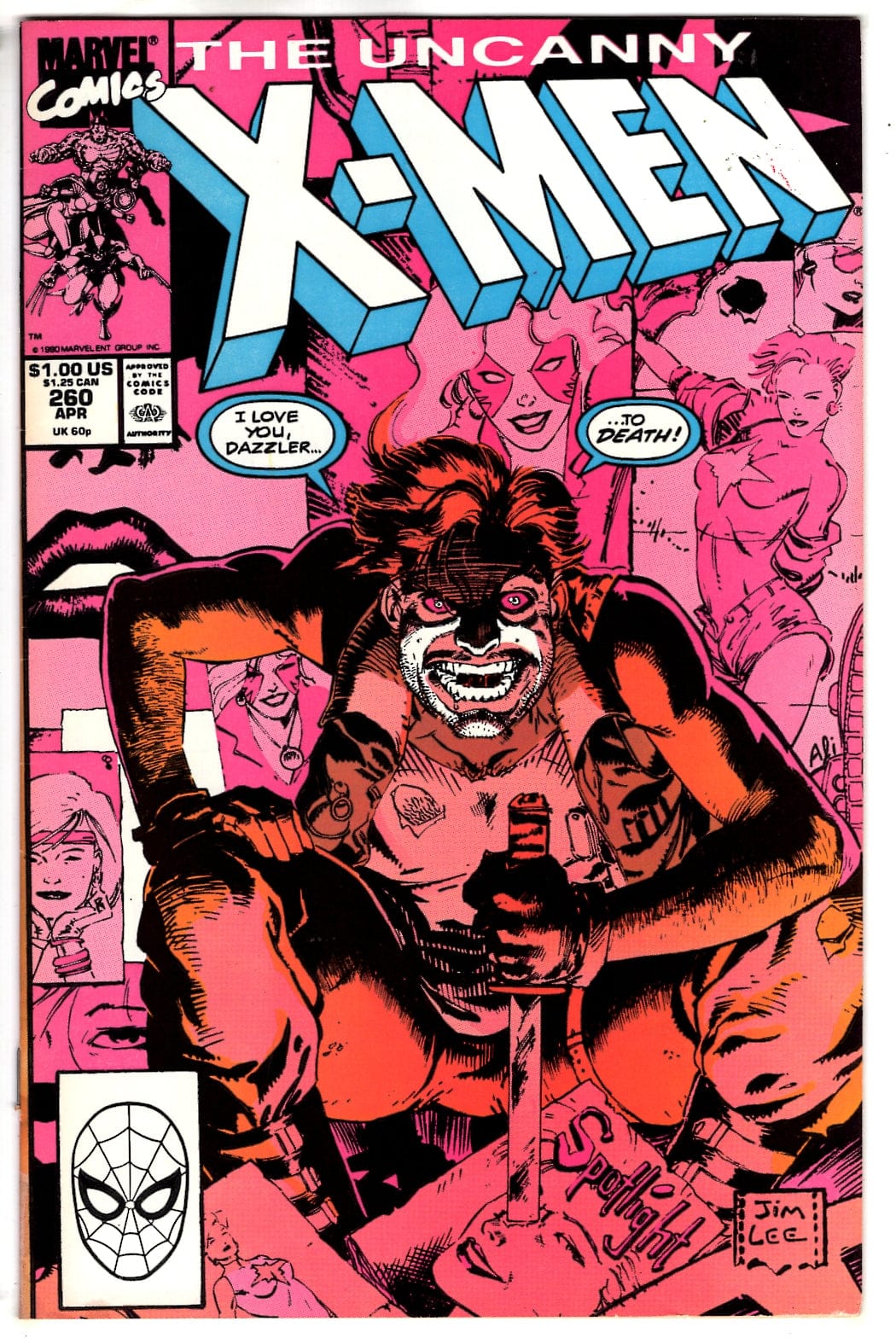 Marvel Comics The Uncanny X-Men #260 [VG/FN]