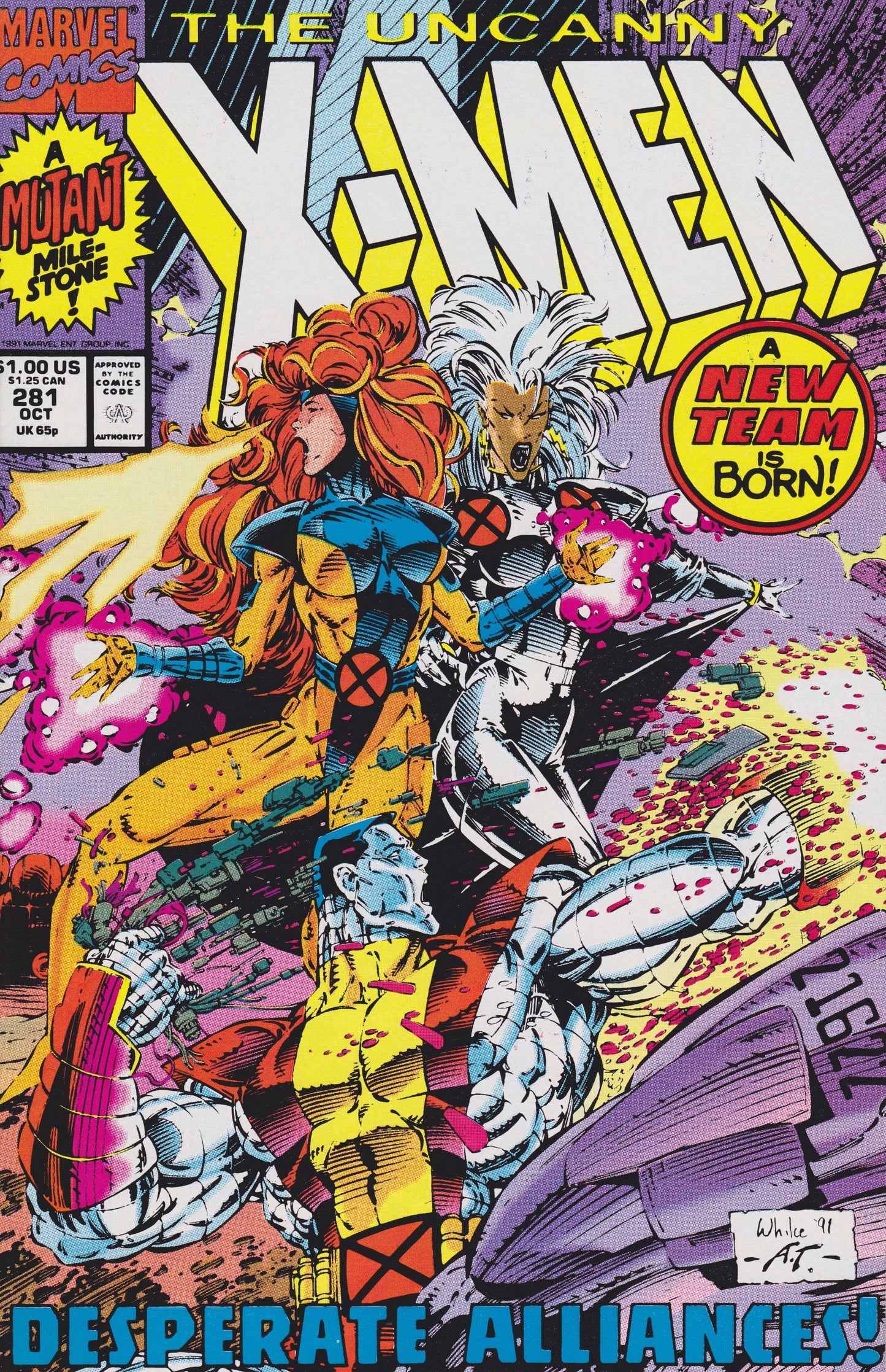 Marvel Comics The Uncanny X-Men #281 [VG/FN]