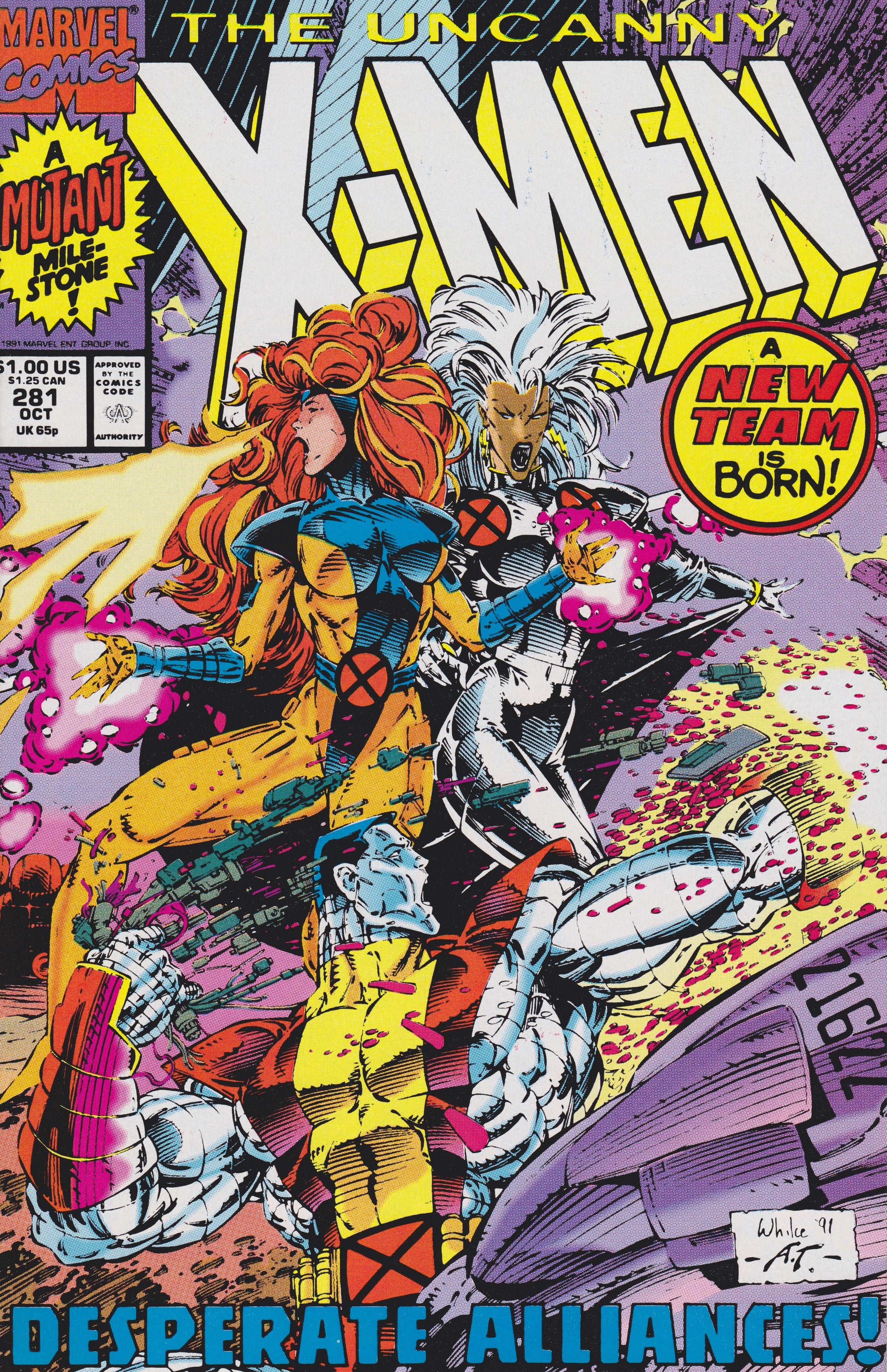 Marvel Comics The Uncanny X-Men #281 [VG/FN]