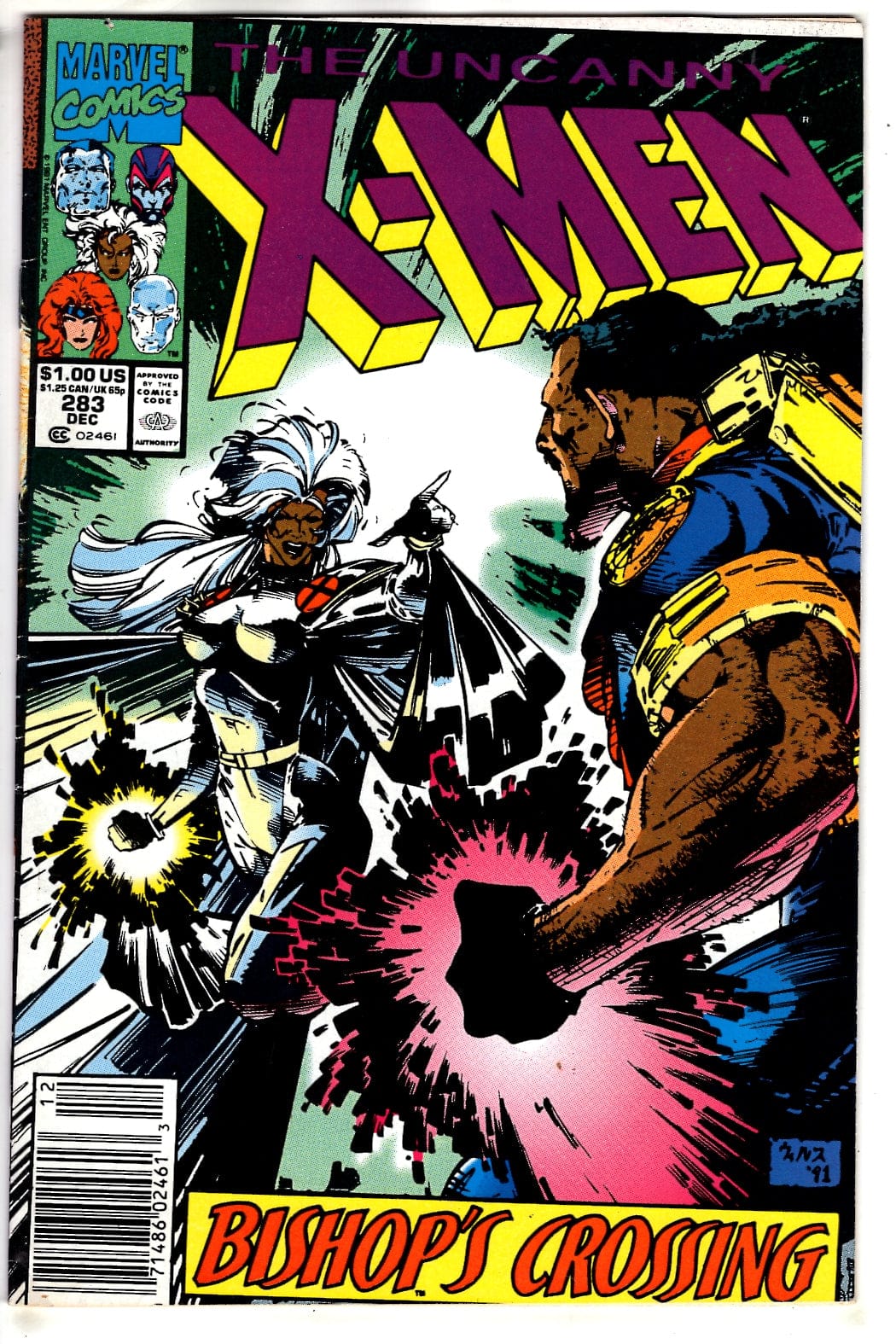 Marvel Comics The Uncanny X-Men #283 N [VG/FN]