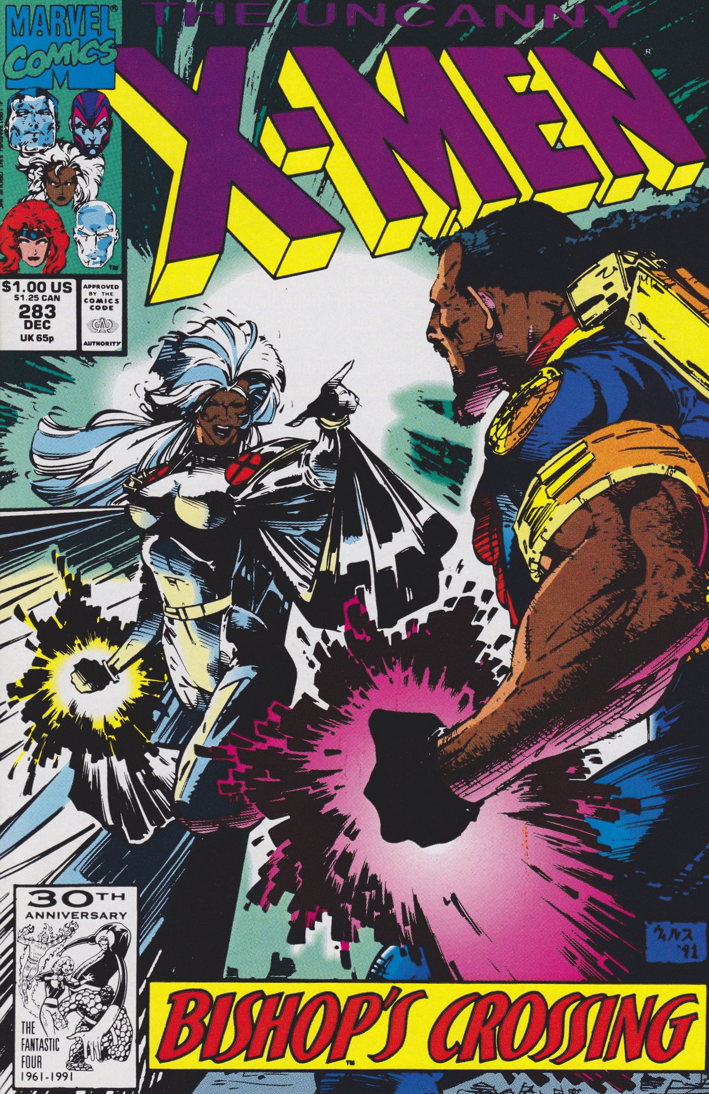 Marvel Comics The Uncanny X-Men #283 [VG/FN]
