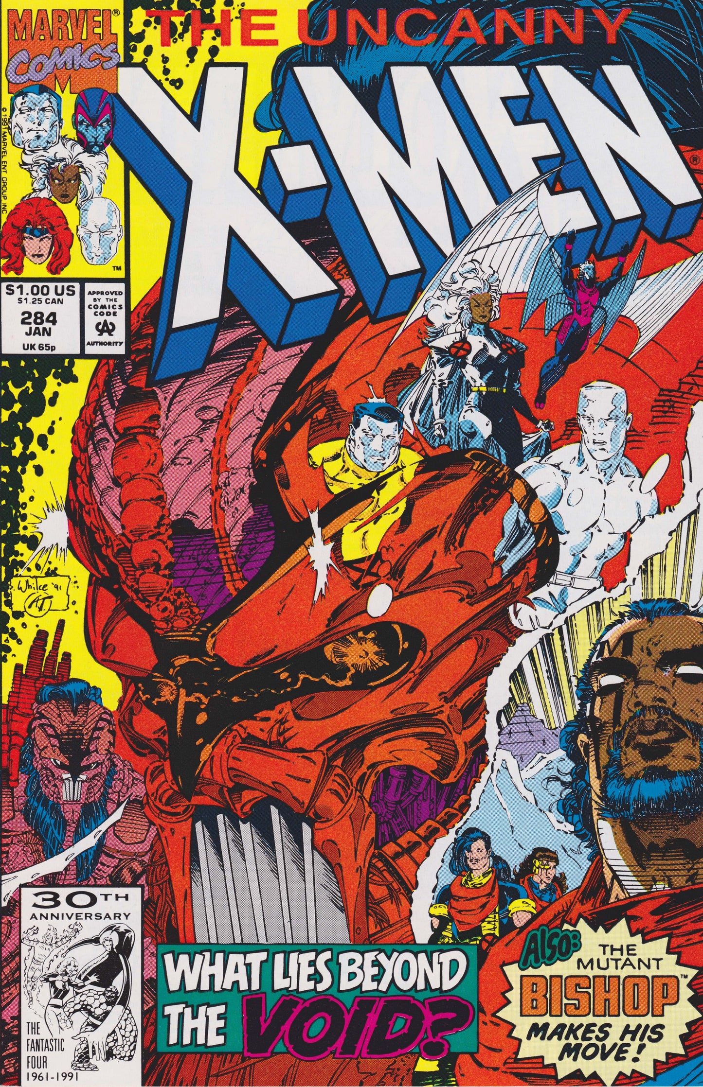 Marvel Comics The Uncanny X-Men #284 [VG/FN]