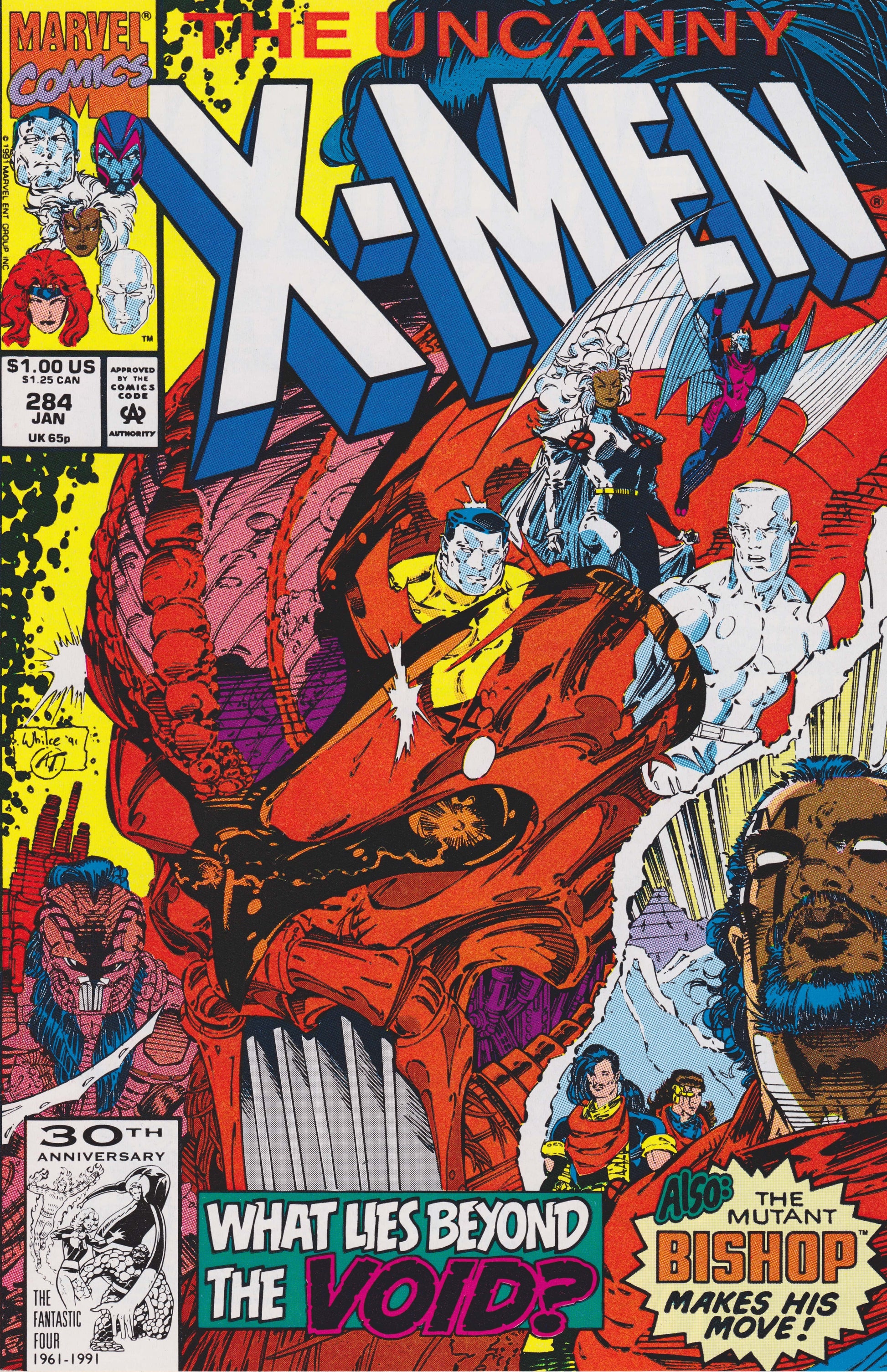 Marvel Comics The Uncanny X-Men #284 [VG/FN]