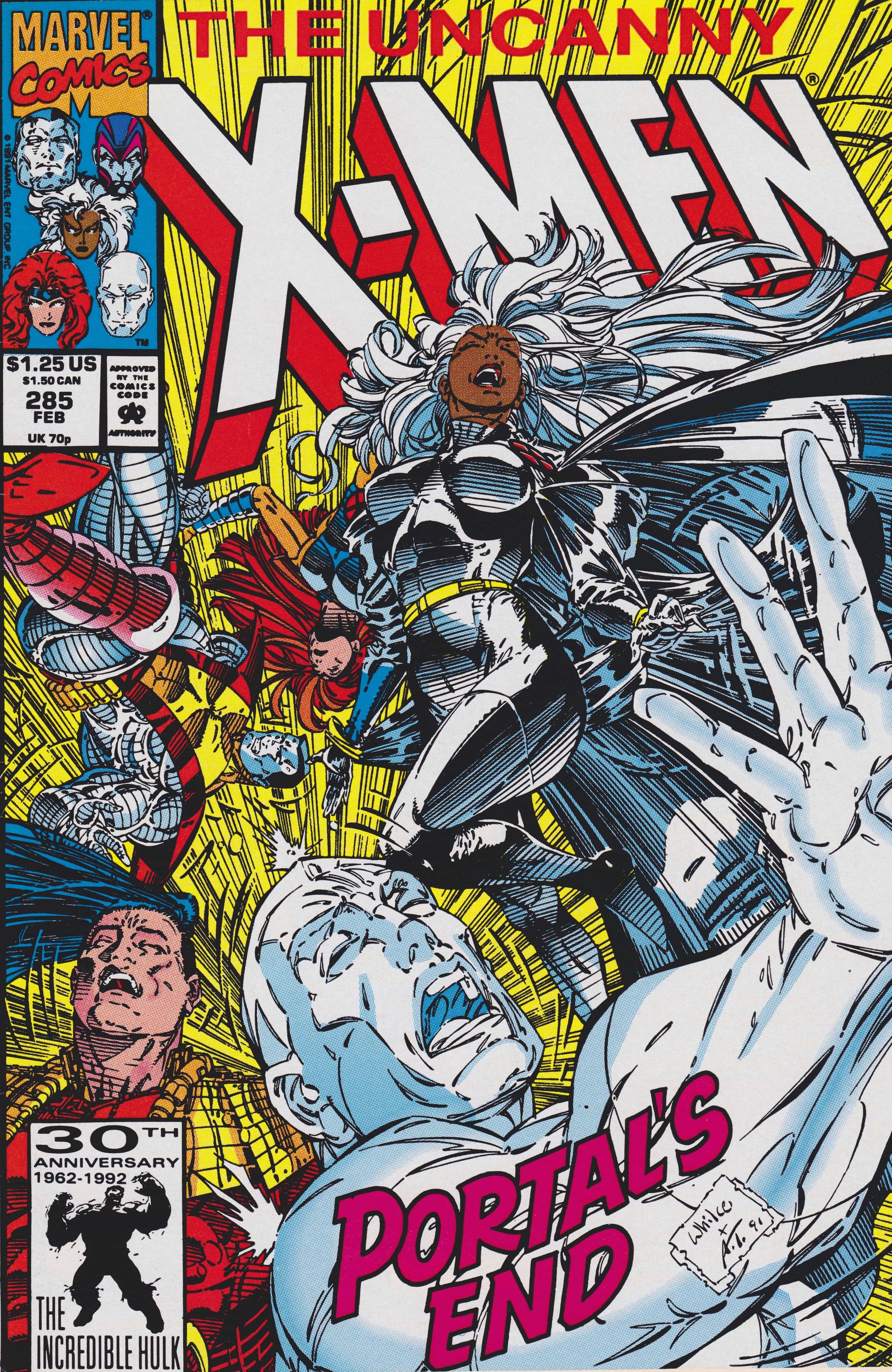 Marvel Comics The Uncanny X-Men #285 [VG/FN]