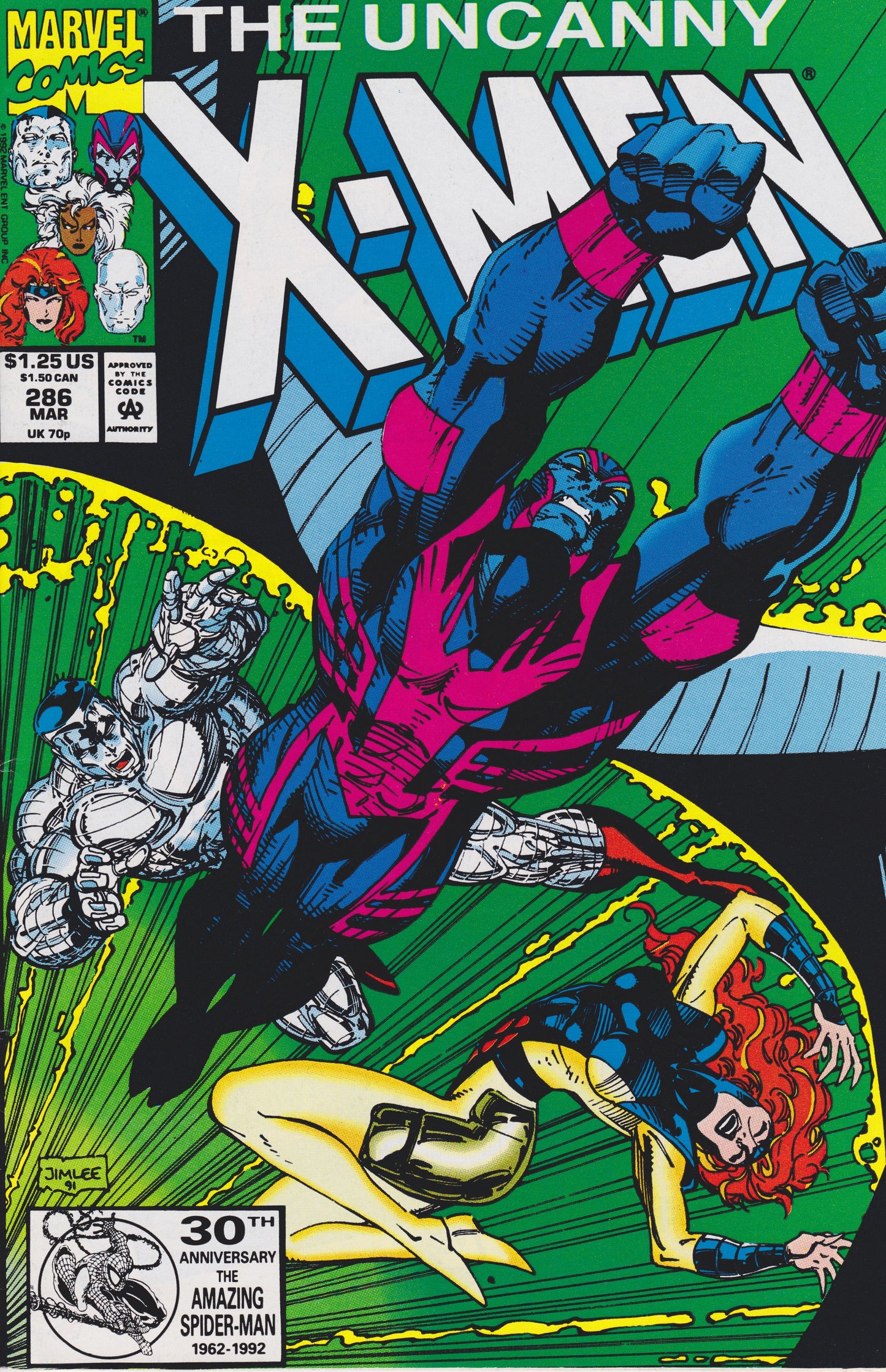 Marvel Comics The Uncanny X-Men #286 [VG/FN]