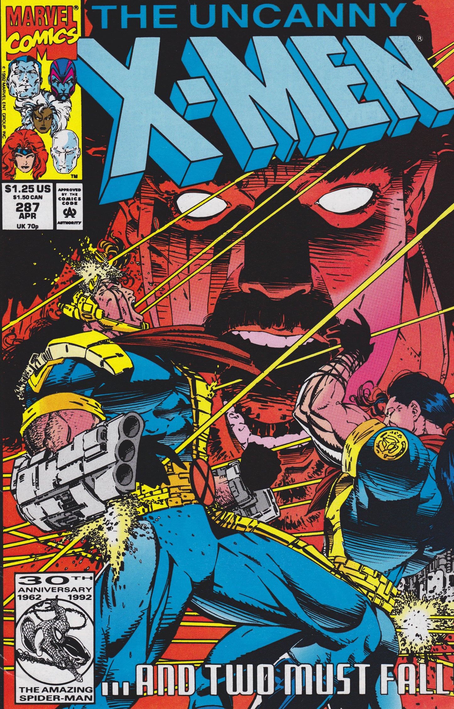 Marvel Comics The Uncanny X-Men #287 [VG/FN]