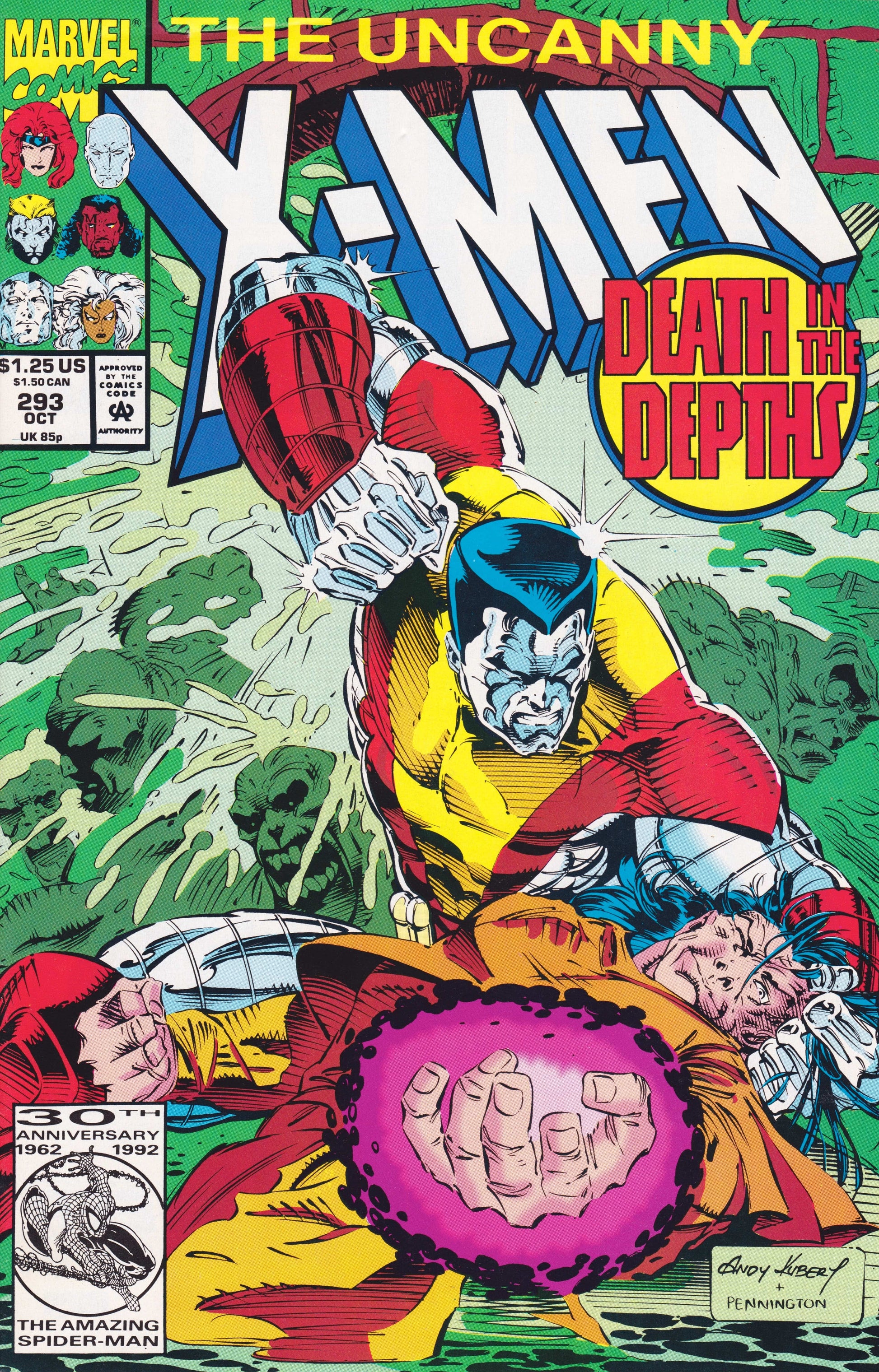 Marvel Comics The Uncanny X-Men #293 [VG/FN]