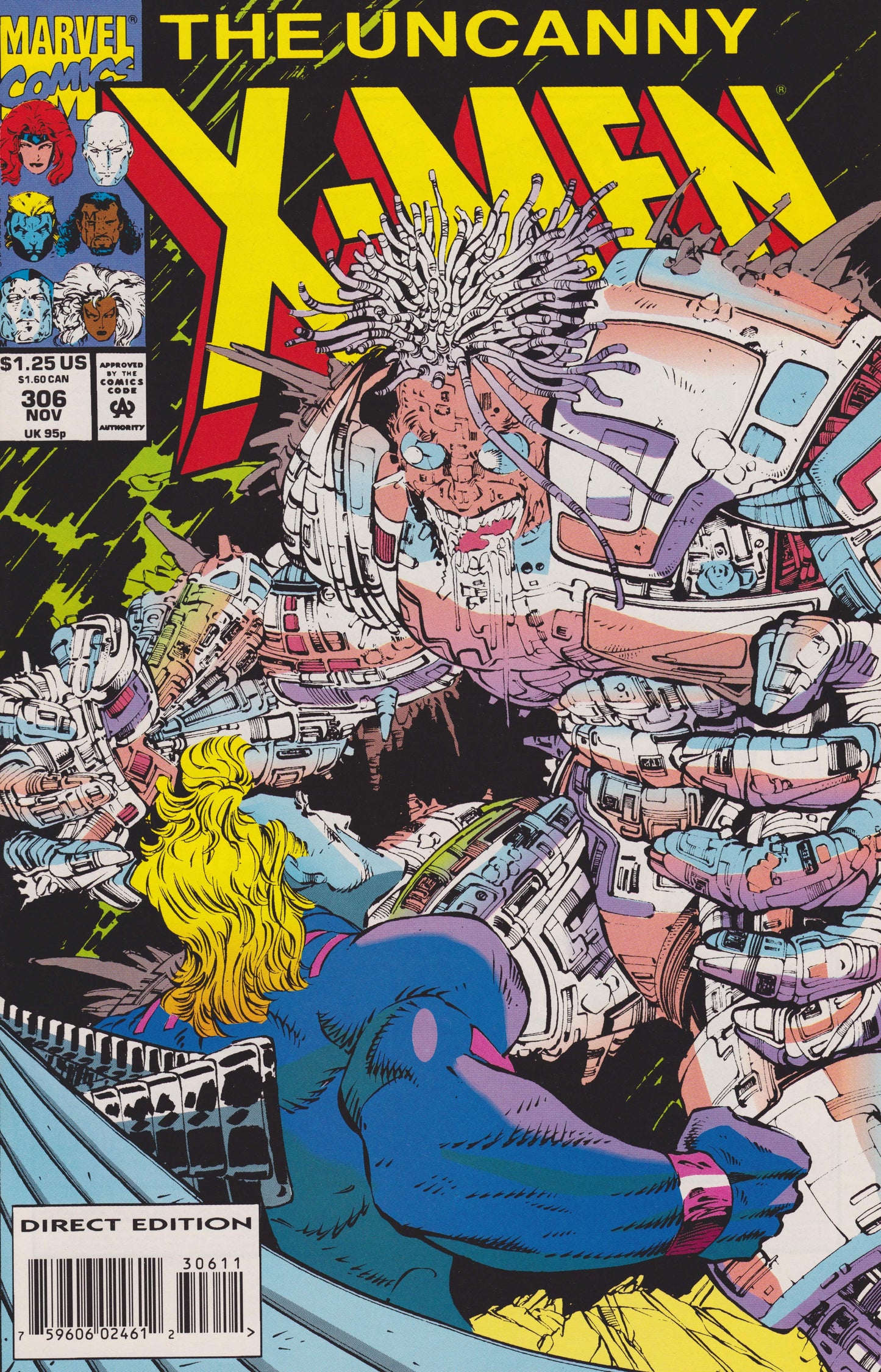 Marvel Comics The Uncanny X-Men #306 [VG/FN]