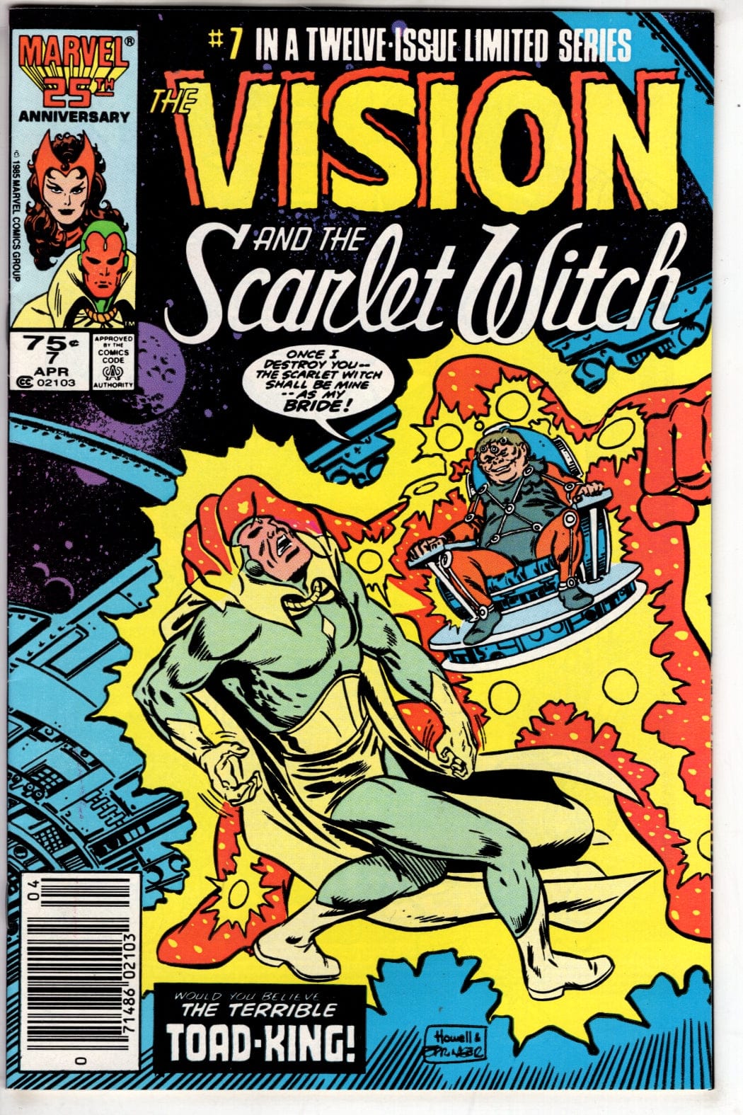 Marvel Comics The Vision and the Scarlet Witch #7 (Newsstand)