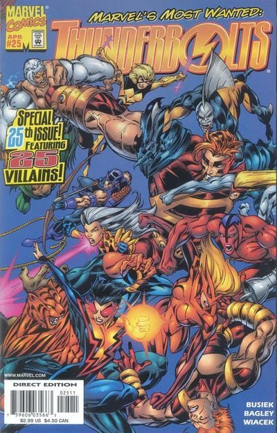 Marvel Comics Thunderbolts #25