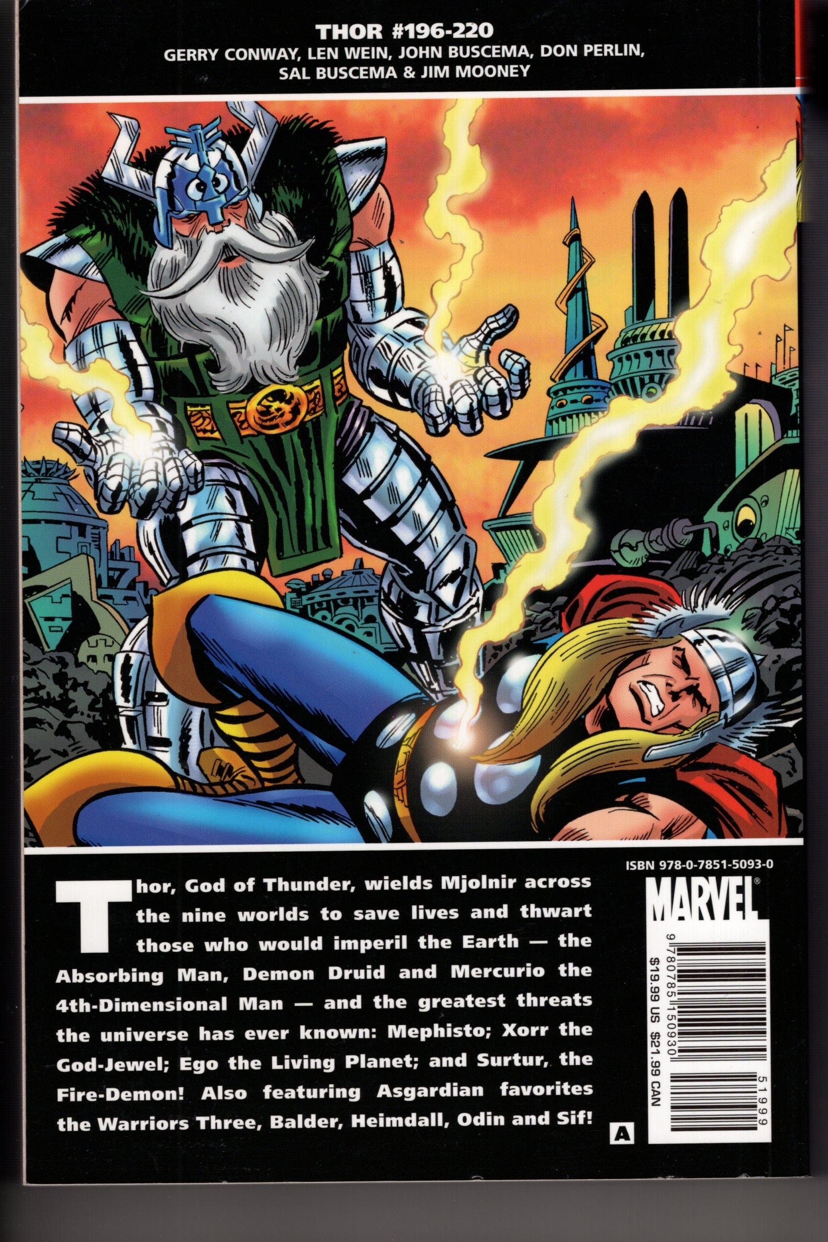 MARVEL COMICS trade ESSENTIAL THOR TP VOL 05