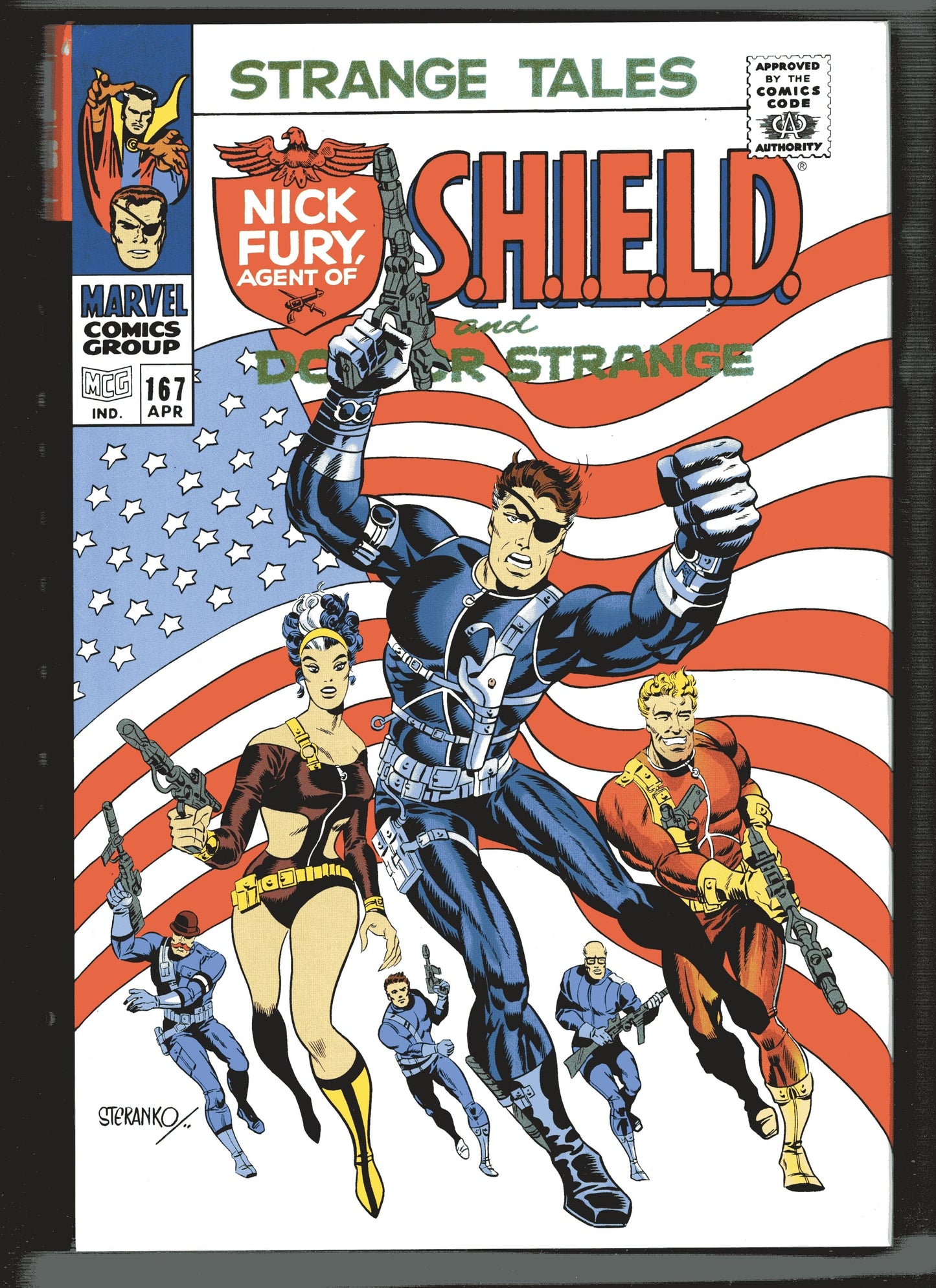 MARVEL COMICS TRADE Shield Complete Collection Omni Hardcover Steranko Direct Market Variant Edition