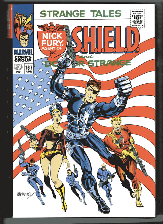 MARVEL COMICS TRADE Shield Complete Collection Omni Hardcover Steranko Direct Market Variant Edition