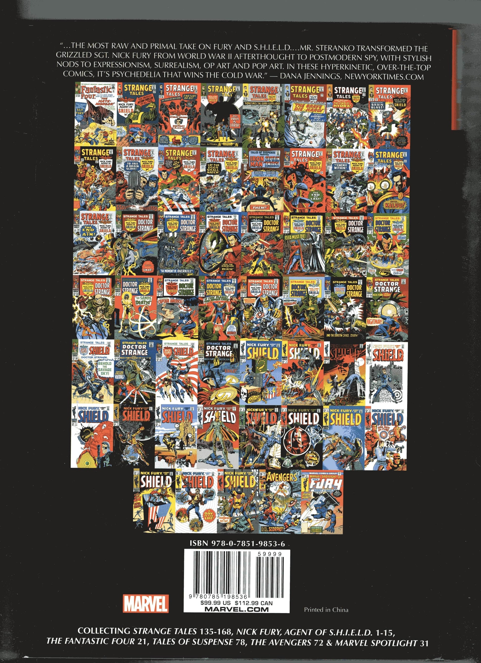 MARVEL COMICS TRADE Shield Complete Collection Omni Hardcover Steranko Direct Market Variant Edition
