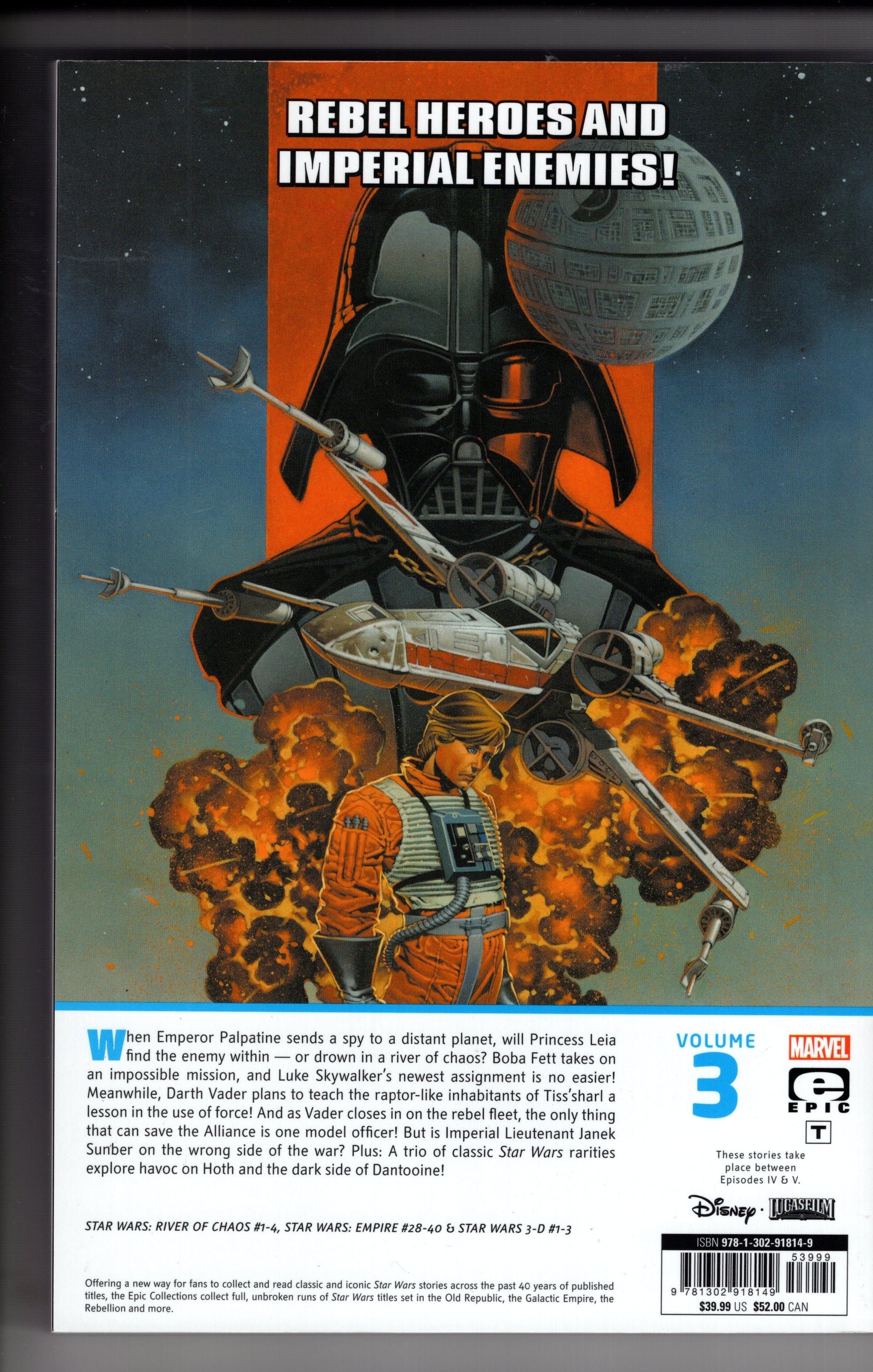 MARVEL COMICS TRADE Star Wars Legends Epic Collection Rebellion TPB Volume 03