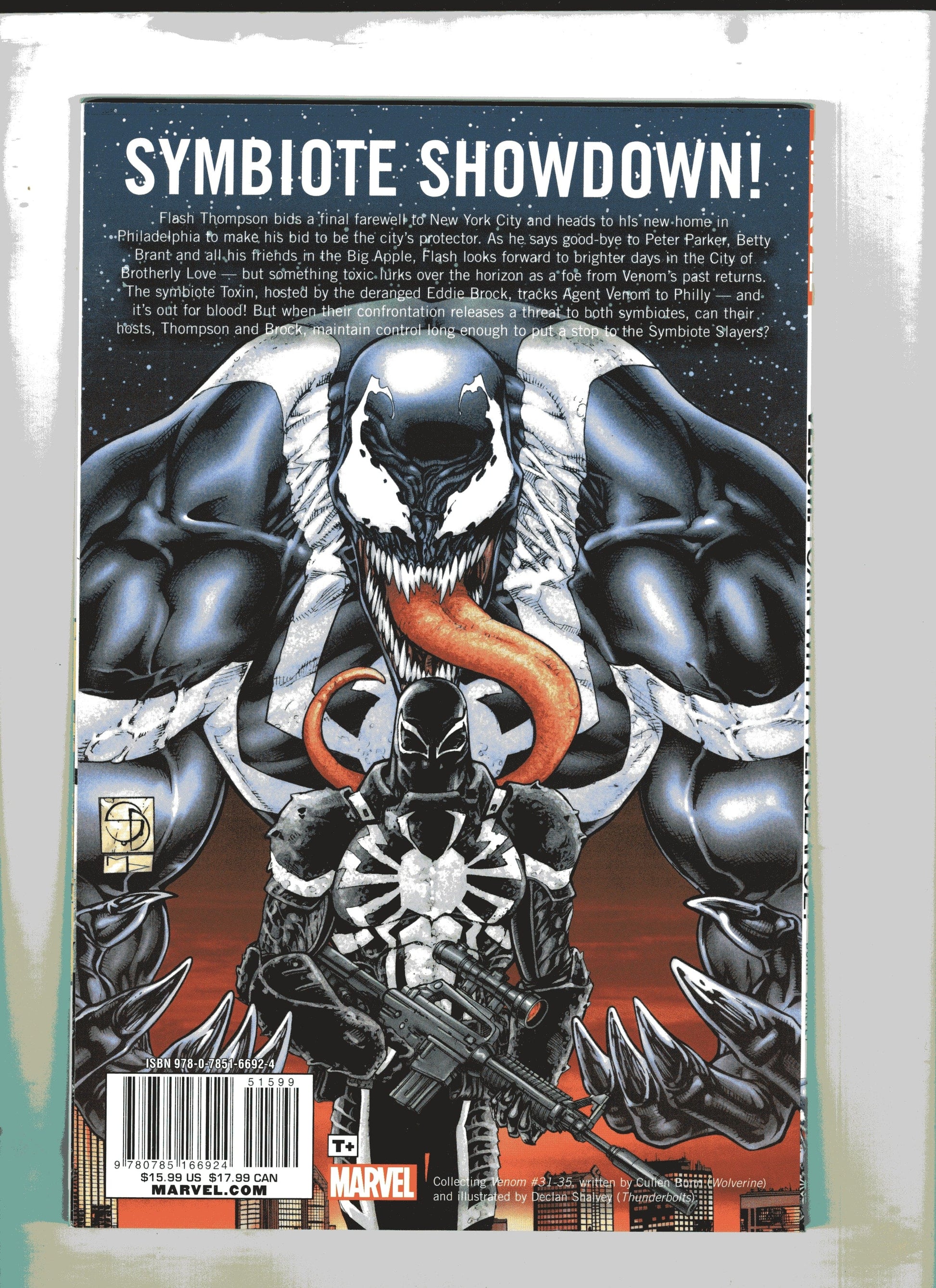 MARVEL COMICS TRADE Venom TPB Toxin With A Vengeance